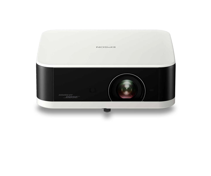 Epson Lifestudio Pop EF-61W Diamantweiss, tragbarer Smart-Projektor, Sound by Bose, Google TV, Full