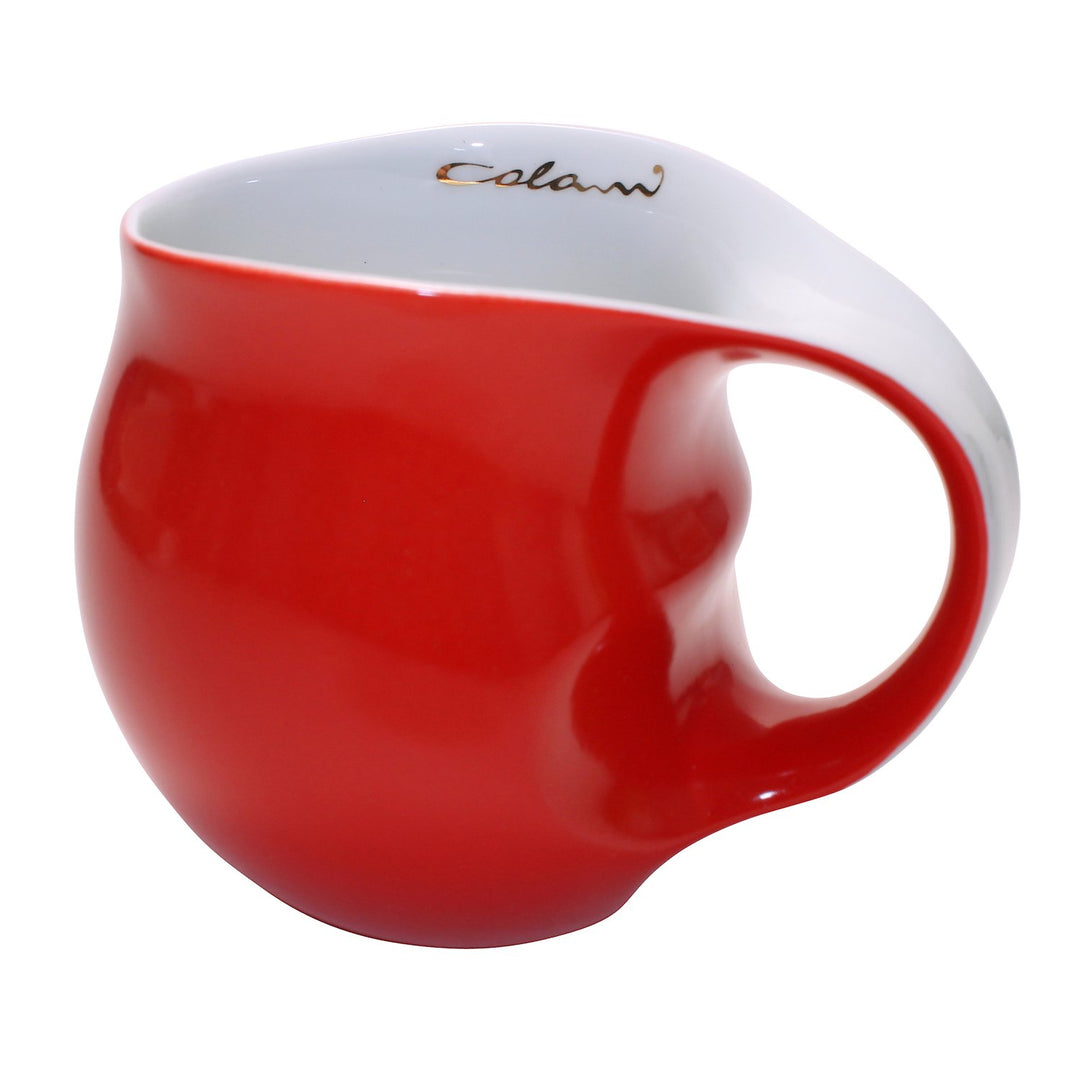 Colani Kaffeebecher, Porzellan, rot, 11 x 9,5 x 9 cm, Rot