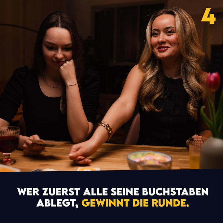 ATM Gaming Quickstop - Das Buchstaben-Duell - Kartenspiel für Jugendliche und Erwachsene - Schnell u