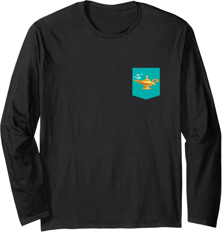 Disney Aladdin Genie's Magic Lamp Faux Pocket Langarmshirt