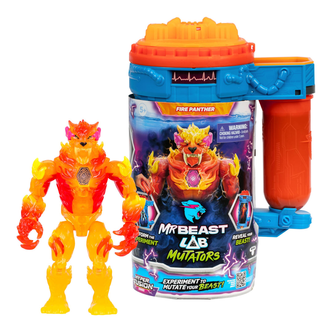 MRBEAST LAB Hyper Fusion Mutators, experimentieren und Fire Panther erschaffen, Mutationsflüssigkeit