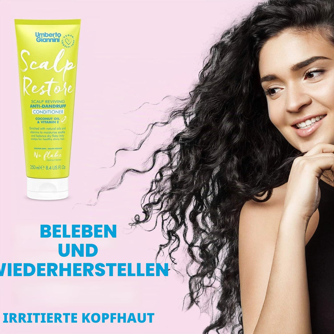 Umberto Giannini Scalp Restore Conditioner 250ml Anti-Schuppen Conditioner, 250 ml, Anti-Schuppen Co