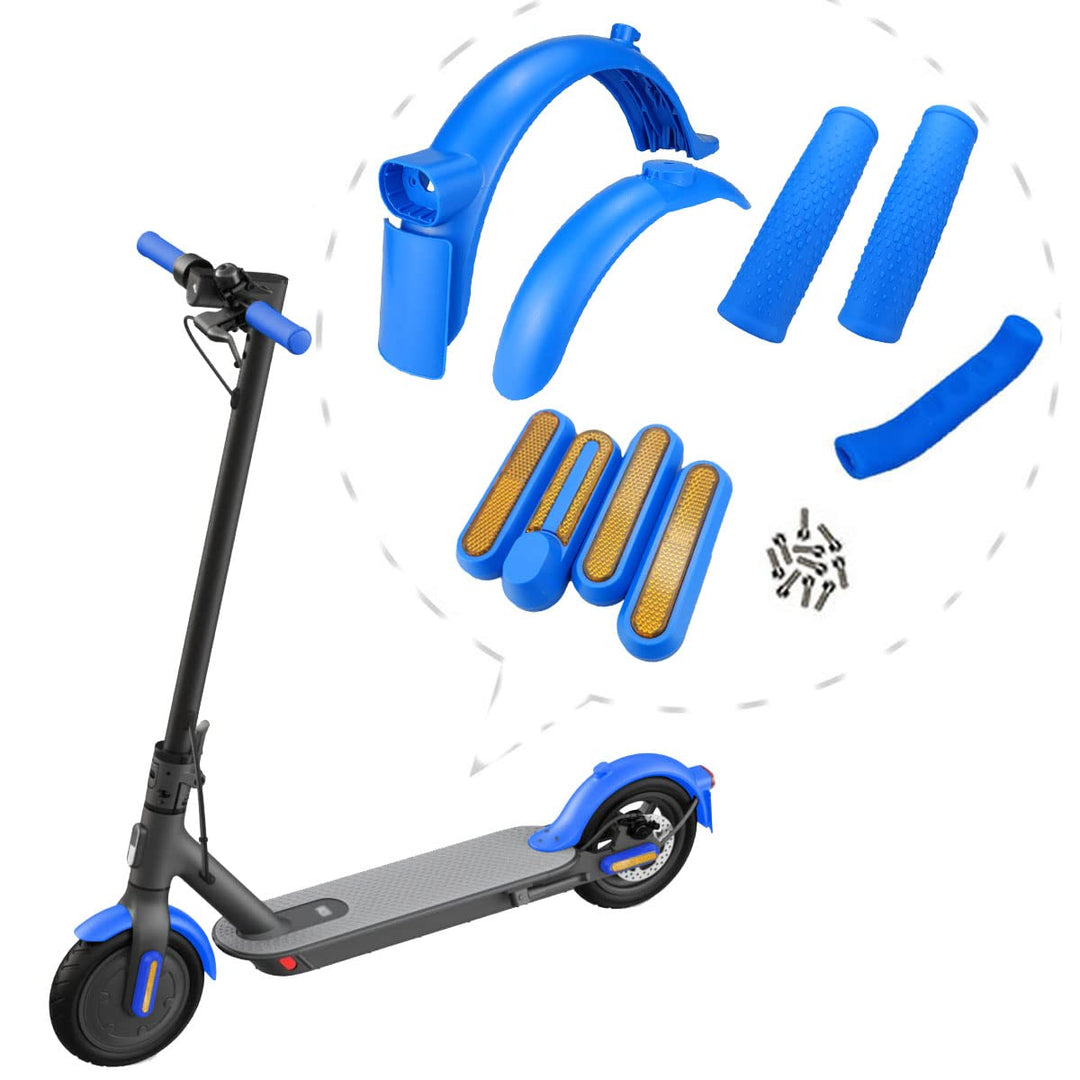 Gleamydot Hinterer Kotflügel Electric Scooter 3 Hinterer Kotflügel Ersatz Sets Kompatibel für Xiaomi