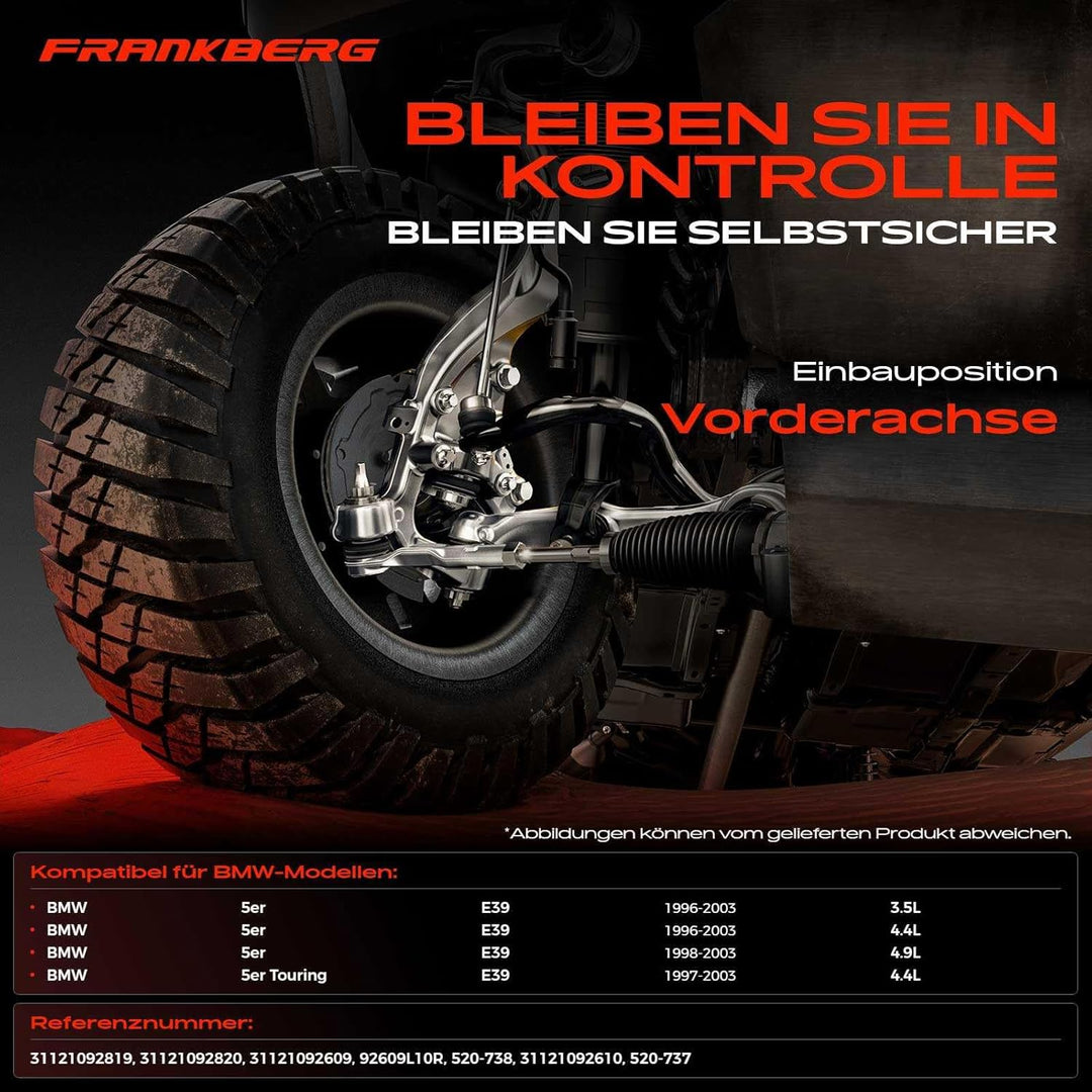 2x Radaufhängung Querlenker Lenker Vorne Oben Links Rechts für E39 535i 540i M5 1996-2003 3112109260