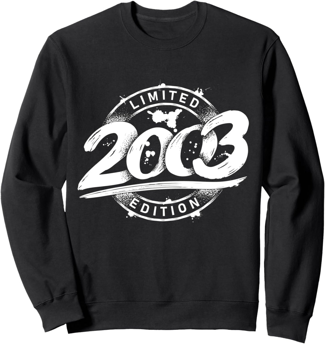 Limited Edition Jahrgang 2003 19. Geburtstag 19 Jahre Sweatshirt