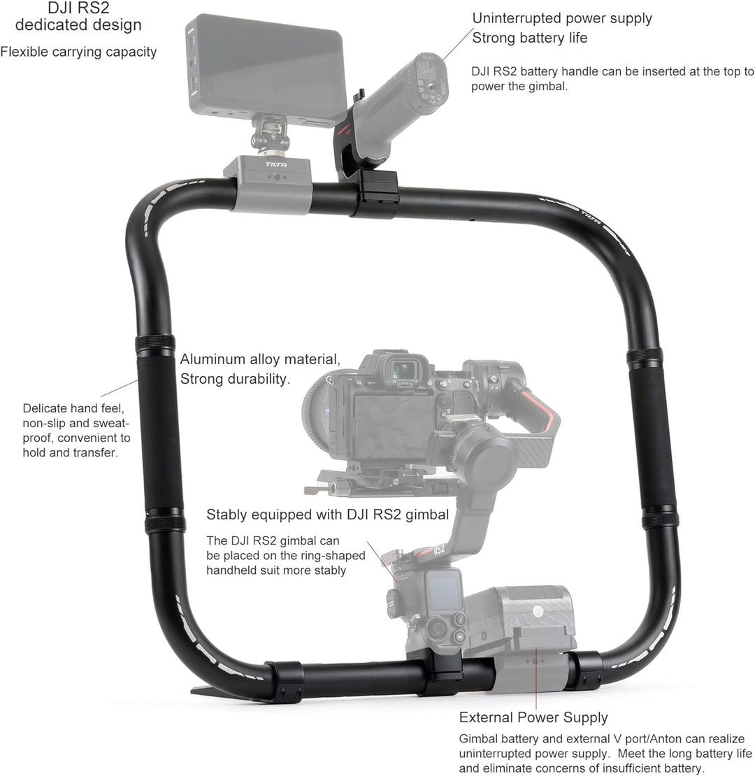 TILTA TGA-BRG-TK-1 Basic Ring Grip + TGA-ARG-SSC Soft Shell Case für DJI RS2 RS 2 RS3 RS 3 PRO Gimba