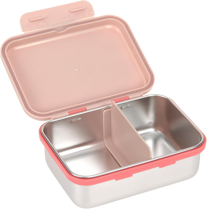 LÄSSIG Kinder Brotdose Edelstahl Lunchbox Frühstücksbox Nachhaltig Kindergarten Schule/Lunchbox Stai