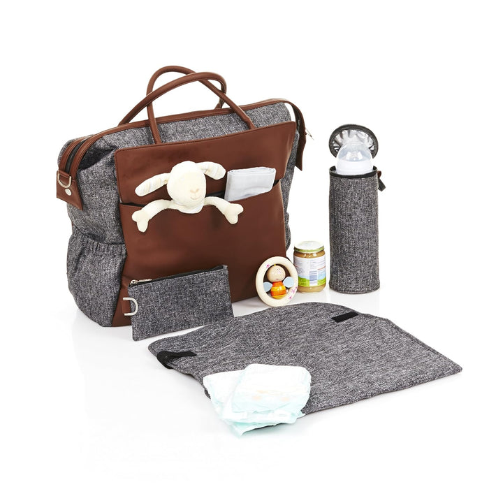 ABC Design Wickeltasche Jetset, Kollektion 2018, Farbe:race