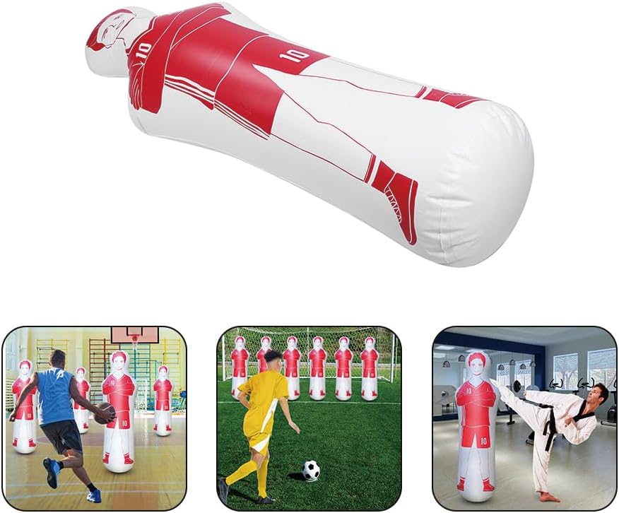 Aufblasbarer Fussball-Dummy, Fussball-Trainings-Dummy Tumbler Air Mannequin Free Kick Defender Wall