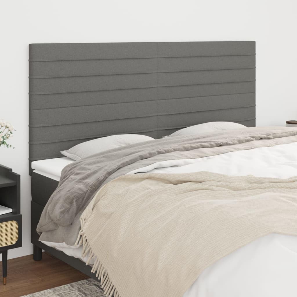 vidaXL 4X Kopfteil Polsterkopfteil Bettkopfteil für Bett Betthaupt Bettgestell Bettrahmen Schlafzimm