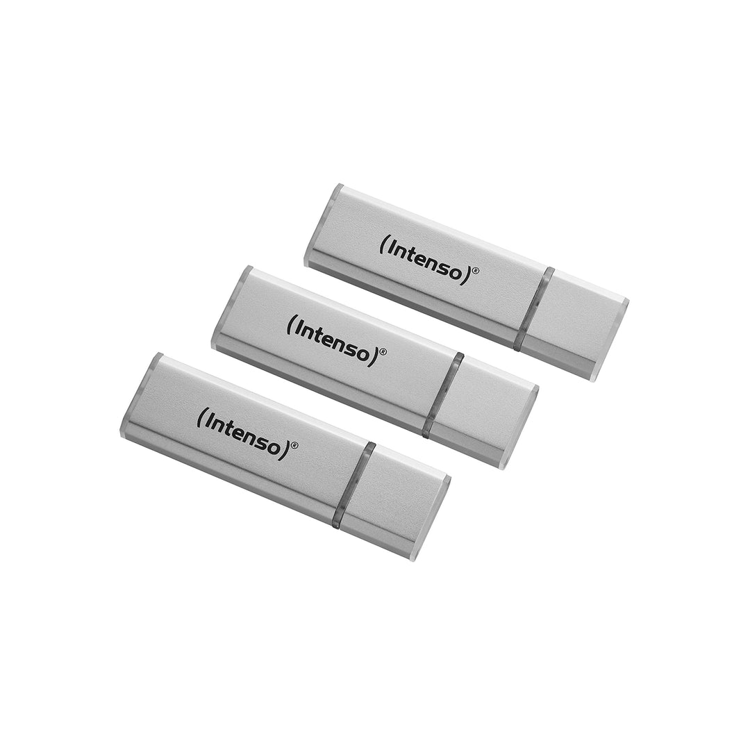 Intenso Alu Line 3x 16GB USB-Stick USB 2.0 silber (Dreierpackung) 3x 16 GB - USB 2.0 silber, 3x 16 G
