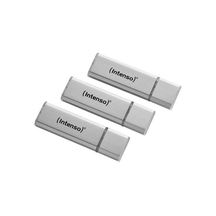 Intenso Alu Line 3x 16GB USB-Stick USB 2.0 silber (Dreierpackung) 3x 16 GB - USB 2.0 silber, 3x 16 G