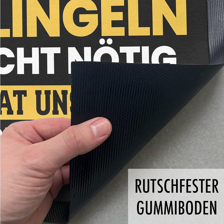 Trendation - Hundebesitzer Geschenk Hund Fussmatte mit Spruch Geschenkdiee 60x40 cm