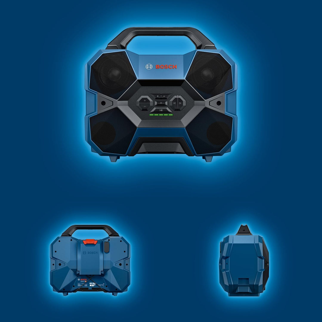Bosch Professional 18V/12V System Akku-Bluetooth-Lautsprecher GPB 18V-6 C (Bluetooth, USB, Multi-Spe