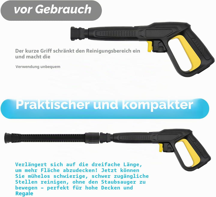 Sprühlanze Verlängerung für Hochdruckreiniger-Zubehör, kompatibel mit Kärcher K2-K7 Serie Hochdruckr