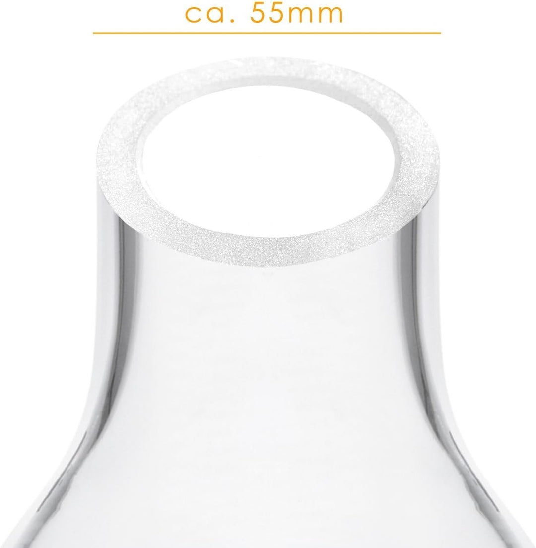 DILAW® Azur Shisha Bowl Glas Ersatzglas Masse: Big Size Höhe: ca. 27cm Bowl ohne Gewinde, Big Size