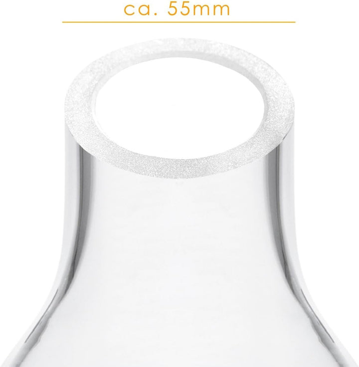 DILAW® Azur Shisha Bowl Glas Ersatzglas Masse: Big Size Höhe: ca. 27cm Bowl ohne Gewinde, Big Size