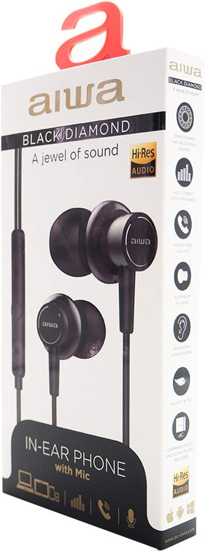 Aiwa Auriculares ESTM-500BK/BK