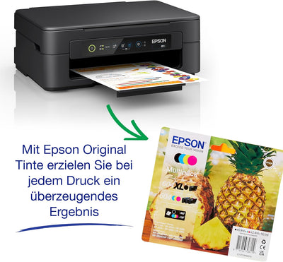 Epson Expression XP-2205 A4 kabelloser Multifunktionstintenstrahldrucker inkl. kostenloser Tinte für