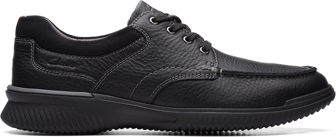 Clarks Herren Donaway Edge Oxford 41.5 EU Black Leather, 41.5 EU Black Leather