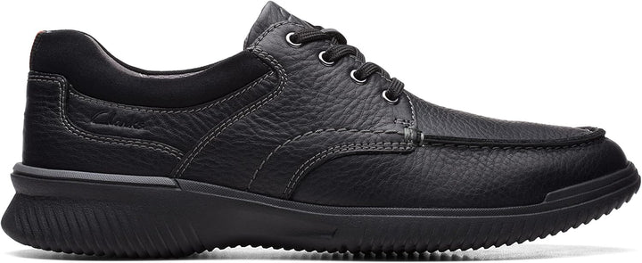 Clarks Herren Donaway Edge Oxford 41.5 EU Black Leather, 41.5 EU Black Leather