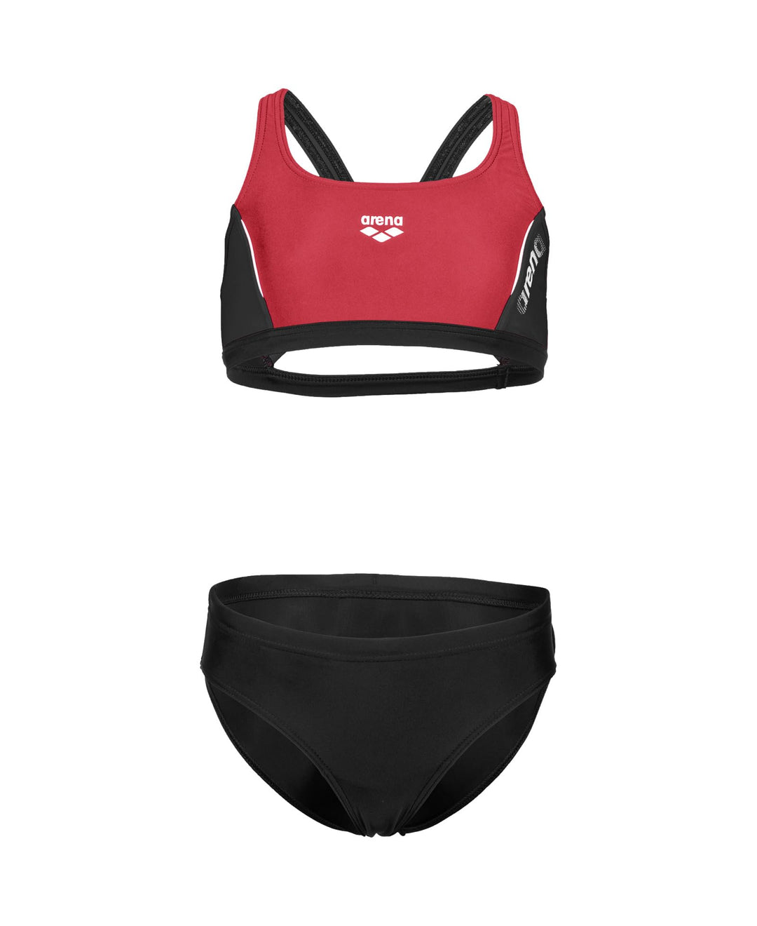 Arena Mädchen G Thrice Jr Two Pieces R Bikini 140 Black-anguria-white, 140 Black-anguria-white