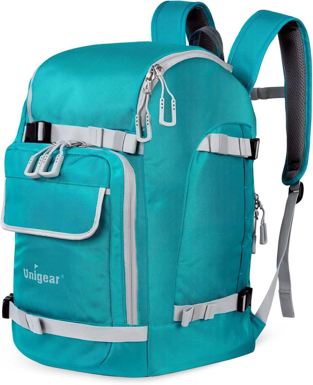 Unigear Skischuhtasche mit Helmfach und Rucksackgurten, Skirucksack Skischuhrucksack mit Helmtasche,