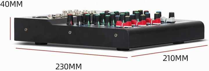 Depusheng HT4 Bluetooth-kompatible professionelle tragbare digitale DJ-Konsole mit USB-4-Kanal-Mixer