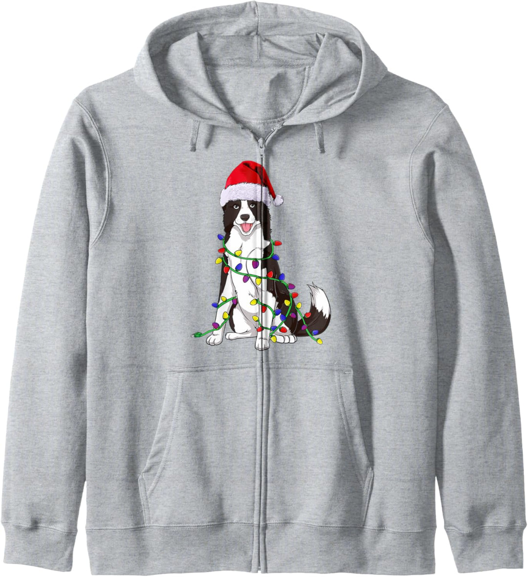 Border Collie Weihnachten Hunde Hundehalter Kapuzenjacke