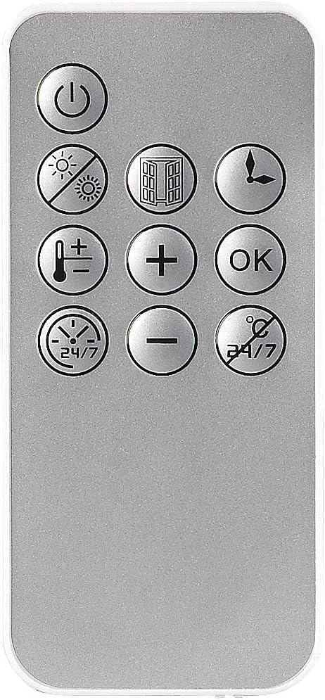 Sichler Haushaltsgeräte Wandheizgerät: Kompakter Wandheizlüfter mit digitalem Thermostat, Timer, 2.0