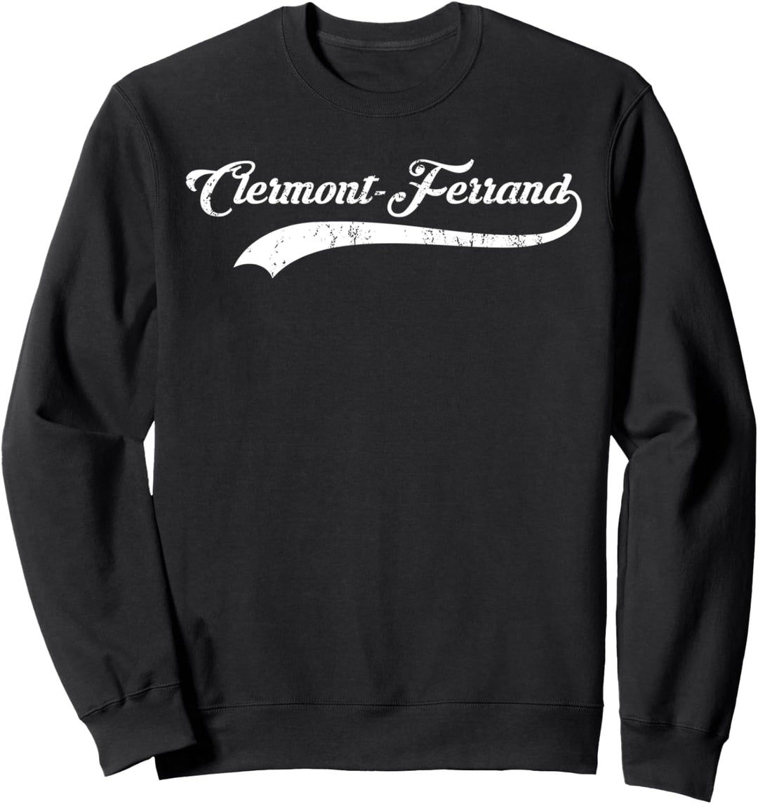 Clermont-Ferrand Stadt Vintage - Cool Old School Style Sweatshirt