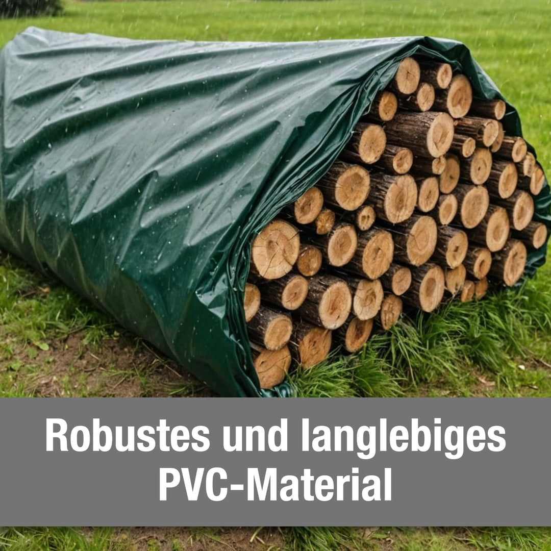 LKW PVC Plane 600 g/m² Meterware Plane Industrie Abdeckplane mit Gewebe Schutzplane hochwertig matt
