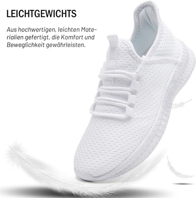 AZSDXS Turnschuhe Damen Bequeme Laufschuhe Sportschuhe Schnür Sommerschuhe Running Tennisschuhe Atmu