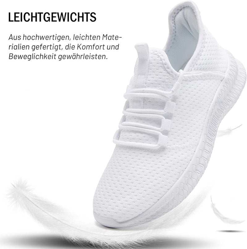 AZSDXS Turnschuhe Damen Bequeme Laufschuhe Sportschuhe Schnür Sommerschuhe Running Tennisschuhe Atmu