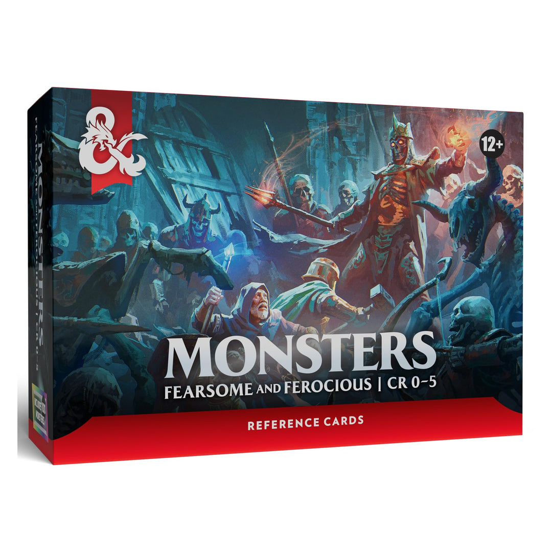 Dungeons &amp; Dragons Referenzkarten – Monster (Furchterregend und Wild) | D&amp;D-Zubehör (Englische Versi