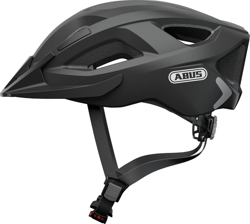 ABUS Stadthelm Aduro 2.0 - Allround-Fahrradhelm mit Licht - in sportivem Design für den Stadtverkehr