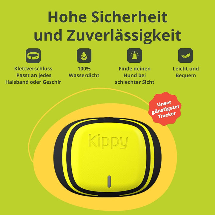 Kippy – GPS Tracker Halsband Evo für Hunde und Katzen – Gesundheits- und Aktivitäts-Tracker – GPS Tr