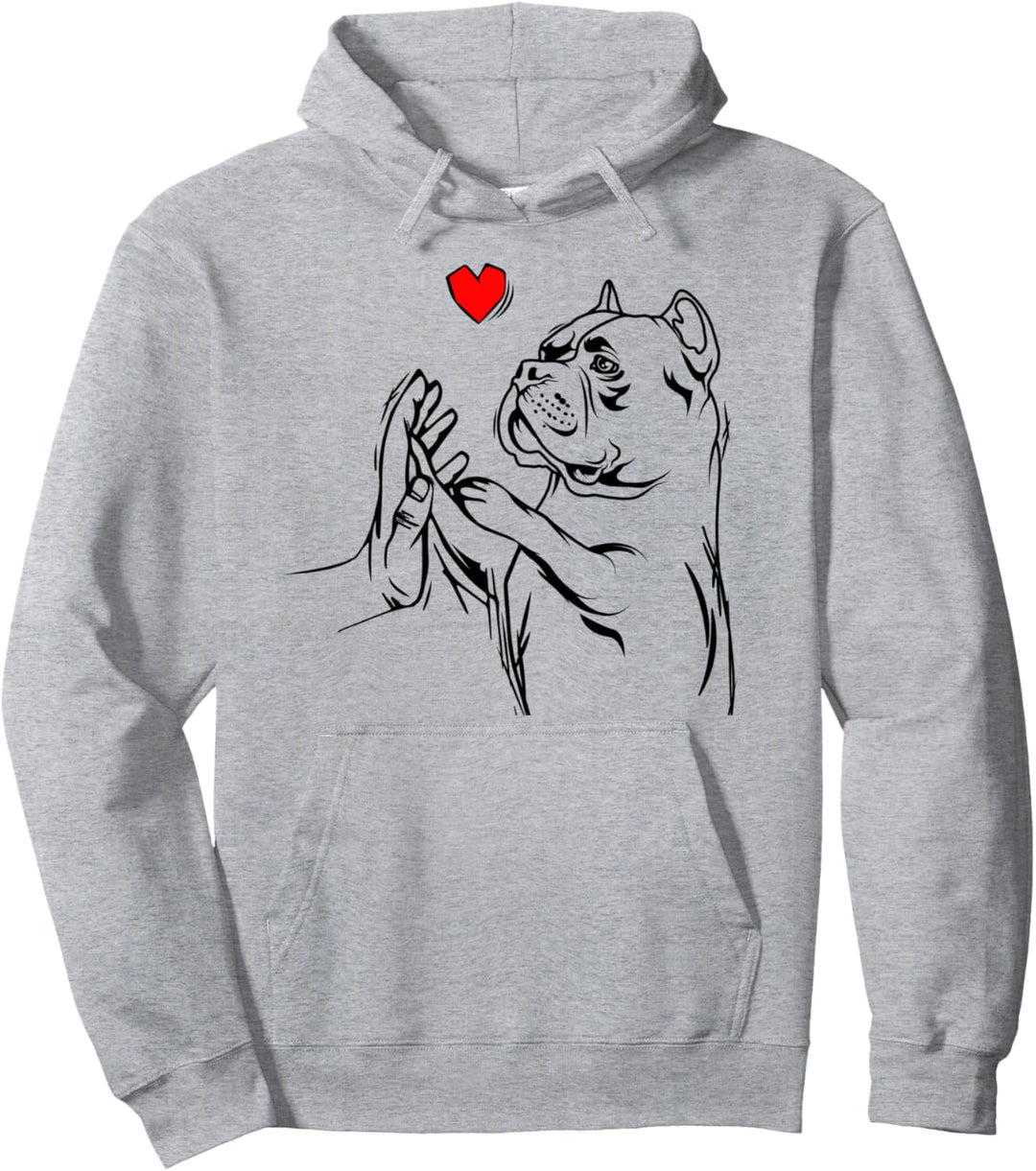 American Bully Liebe Hunde Frauchen Geschenkidee Pullover Hoodie