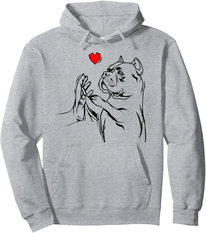 American Bully Liebe Hunde Frauchen Geschenkidee Pullover Hoodie