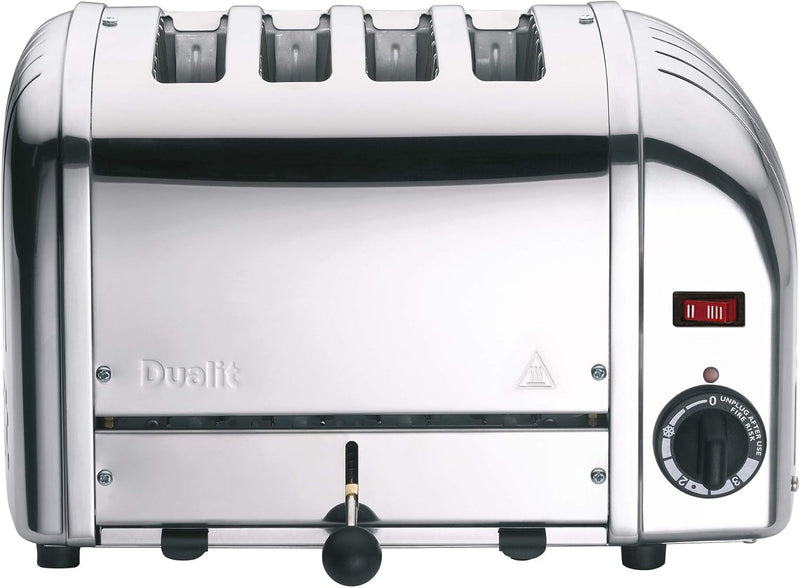 Dualit Classic Vario Toaster 4 Scheiben - Toaster Edelstahl Handgefertigt in GBR - Unique ProHeat® E