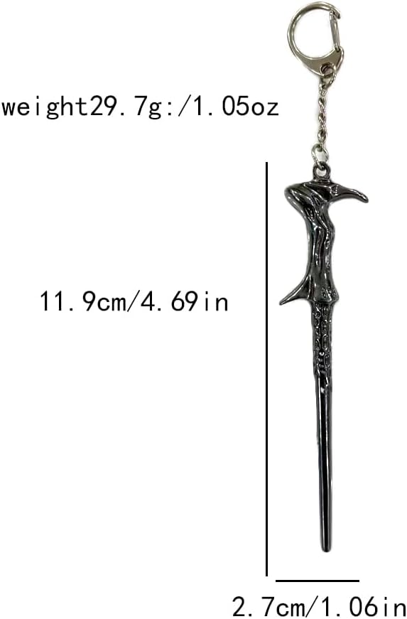 ZYMR Zauberstab Voldemort, Holunderstab Harry P Wizarding World Requisite, inkl. zeitumkehrer Kette
