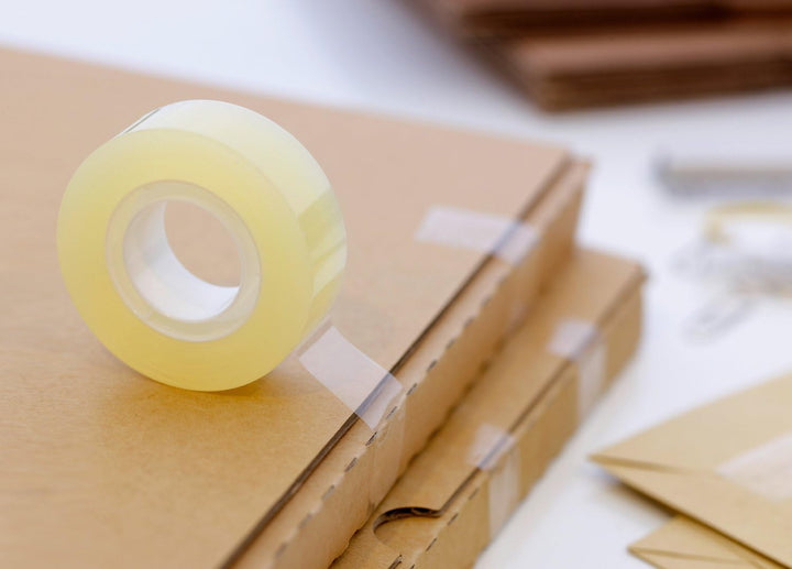 Scotch Klebebandabroller C10 – Tischabroller mit austauschbarem Rollkern in Schwarz &amp; Transparentes