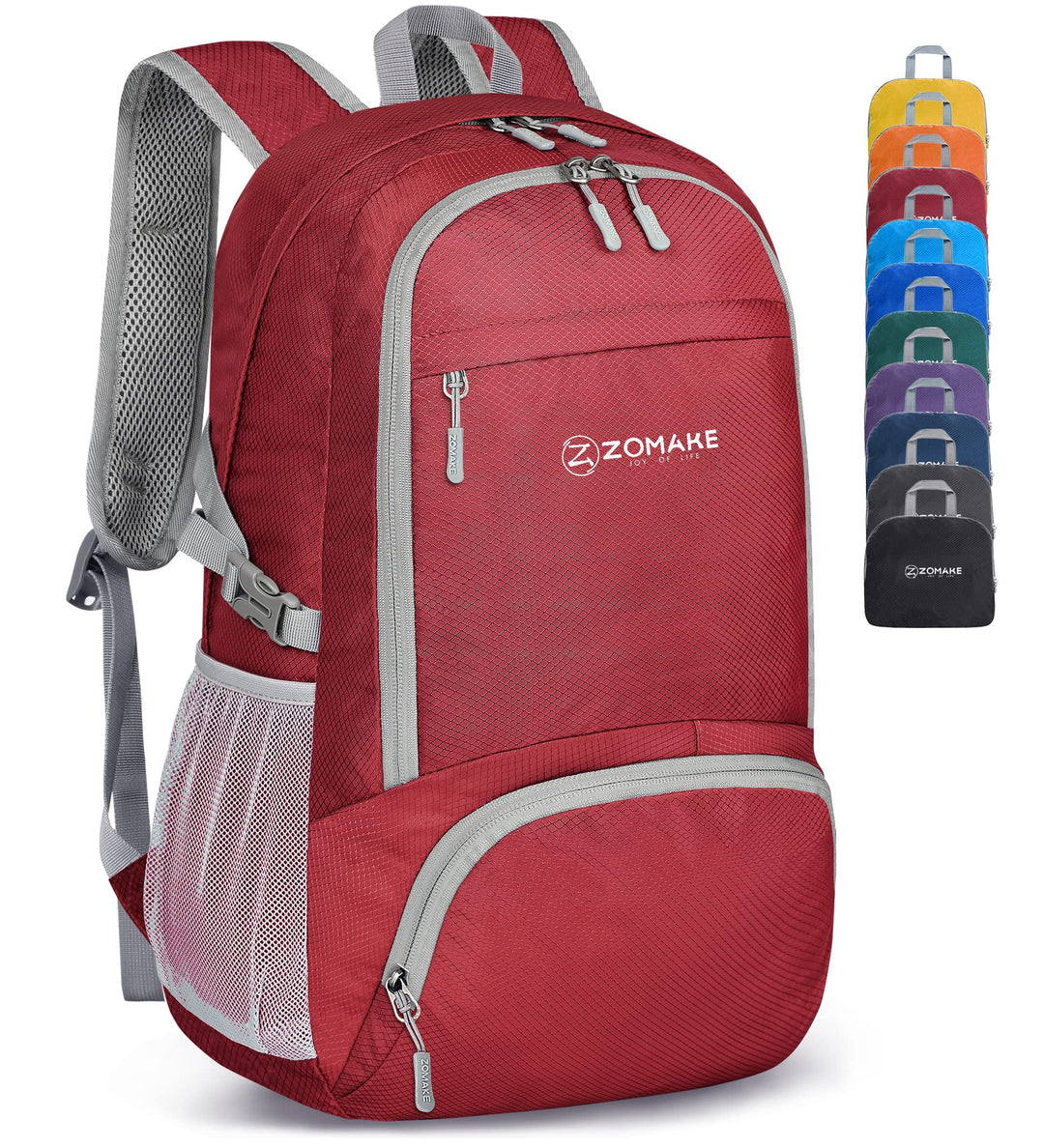 ZOMAKE Leicht Faltbarer Rucksack Packbare Backpacks 30L,Kleiner Faltbar Wanderrucksack Wasserdicht f