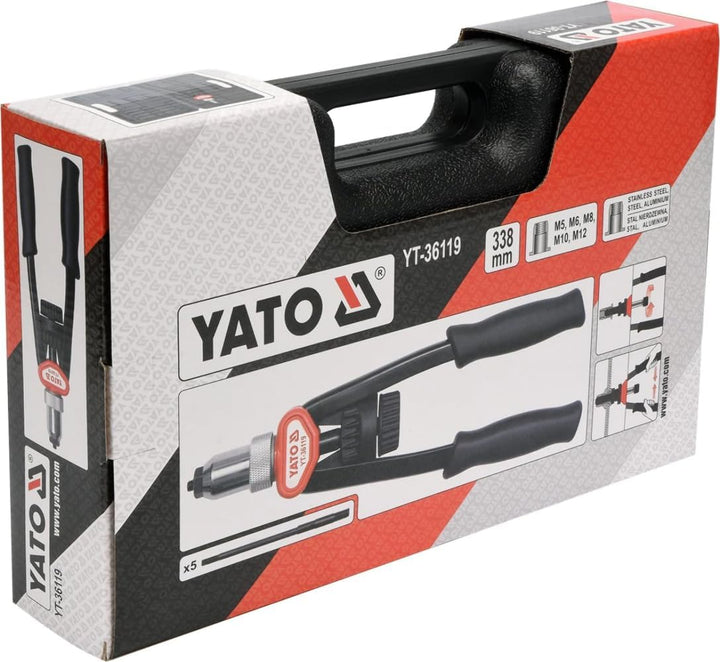 Yato YT-36119 Hand-Werkzeug für Muttern M5 / M6 / M8 / M10 / M12