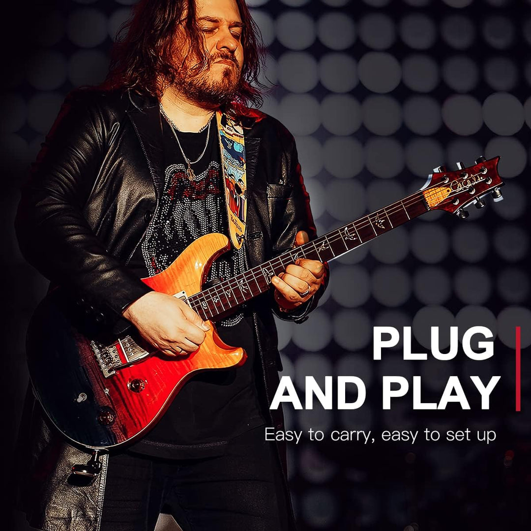 Xvive U2 Drahtloses Gitarren system 2,4 GHz Wireless Gitarren Sender Empfänger für E-Gitarre, Bass,