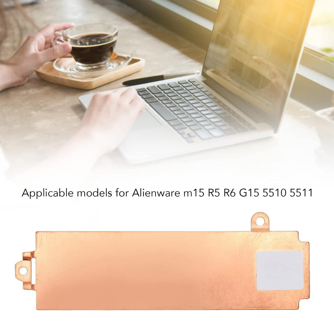 M.2 2280 SSD-Kühlkörperabdeckung mit Halterung für M15 R5 R6 G15 5510 5511 Festplatten-Kühlkörperabd