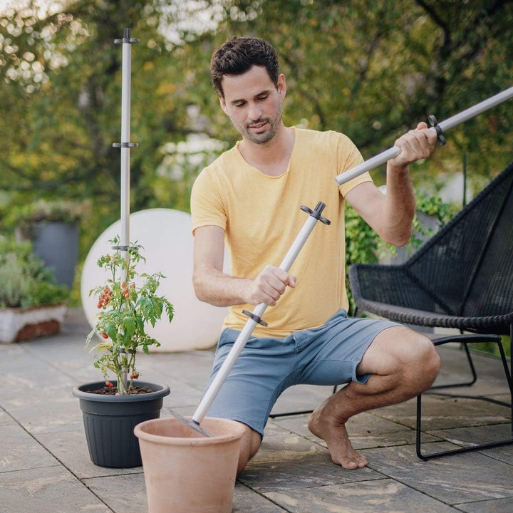 GUSTA GARDEN Tomato Buddy - 125cm Tomatenstab Rankhilfe Rankstab - für Tomaten Bohnen Klettergemüse