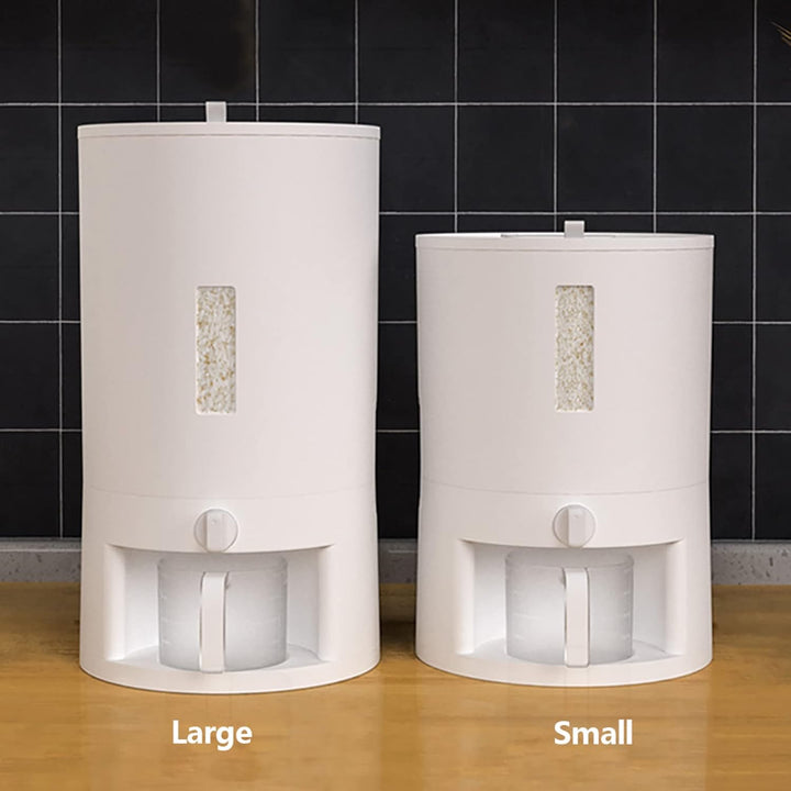 Müslispender - 6KG/10KG Küche Trockenen Lebensmittel Spender Getreide Reis Getreide Lagerung Rotatin