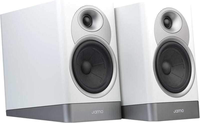 Jamo S7-15B Pair of Bookshelf Speakers Grey Cloud Paar Regallautsprecher mit 14 cm Woofer Grau