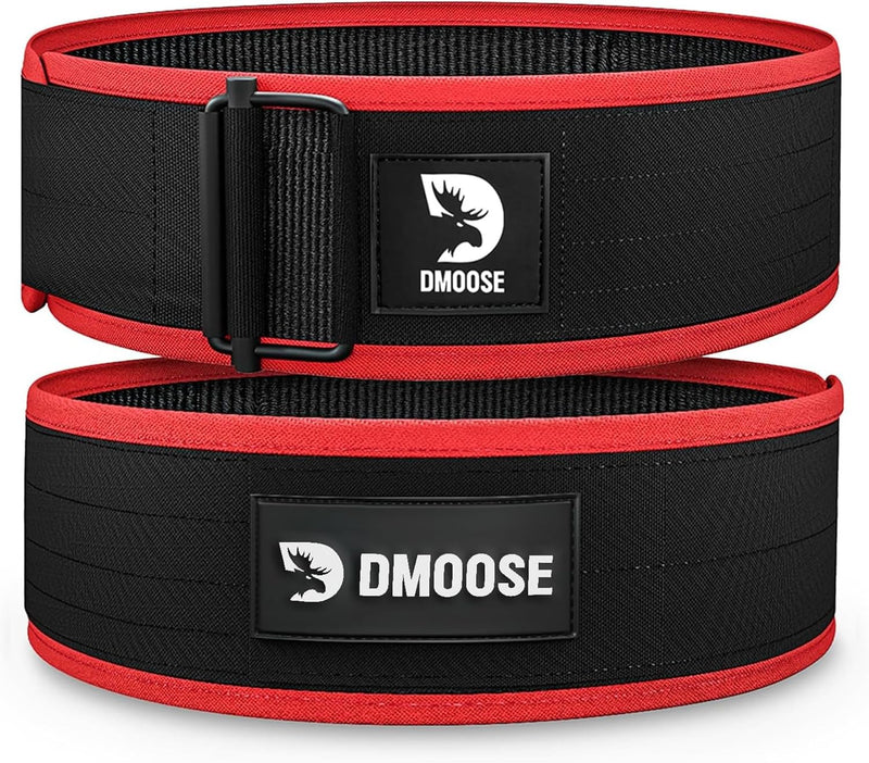 Dmoose Gewichthebergürtel, 4" Autolock Nylon Gürtel, Functional Training Bodybuilding Fitness Gürtel